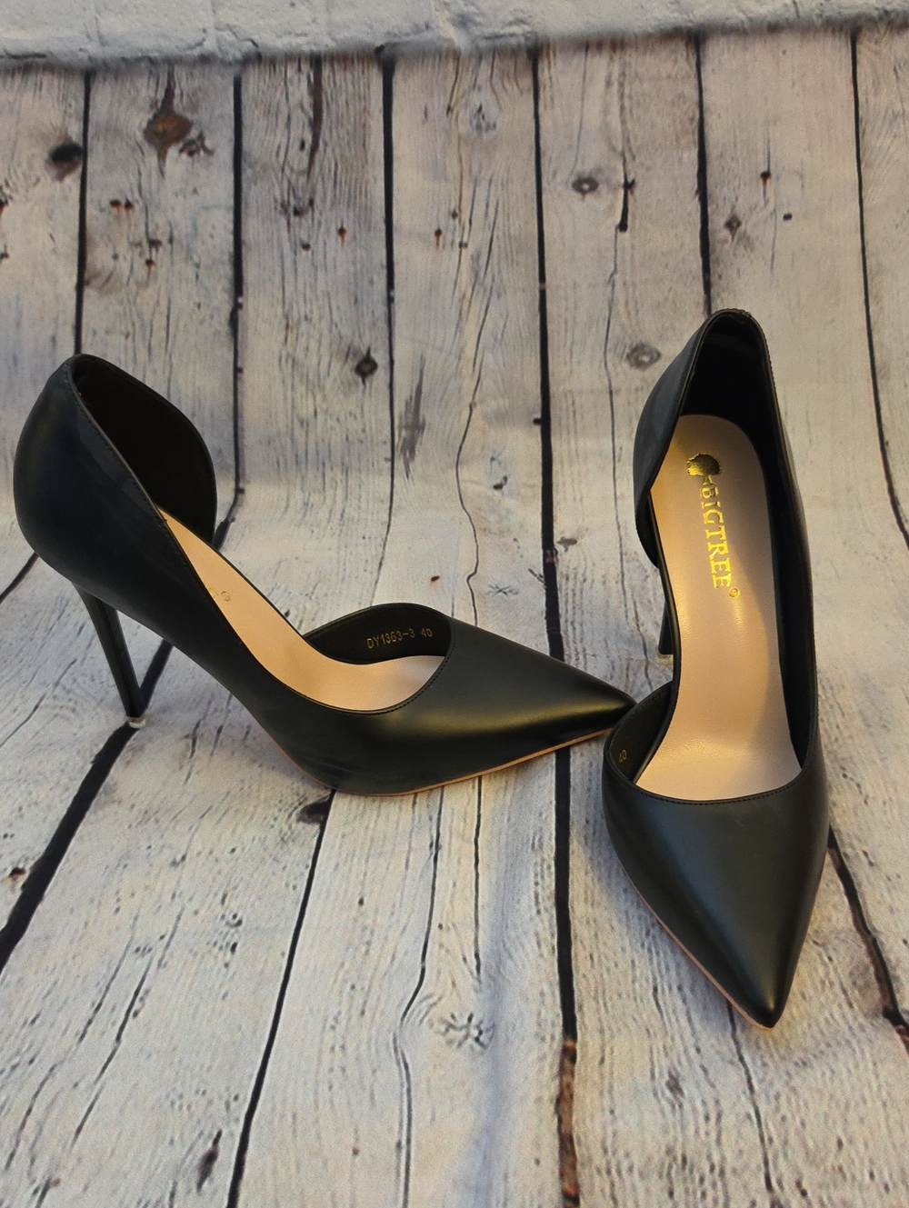 Womens Black D'orsay Pumps Size 40 Womens 9